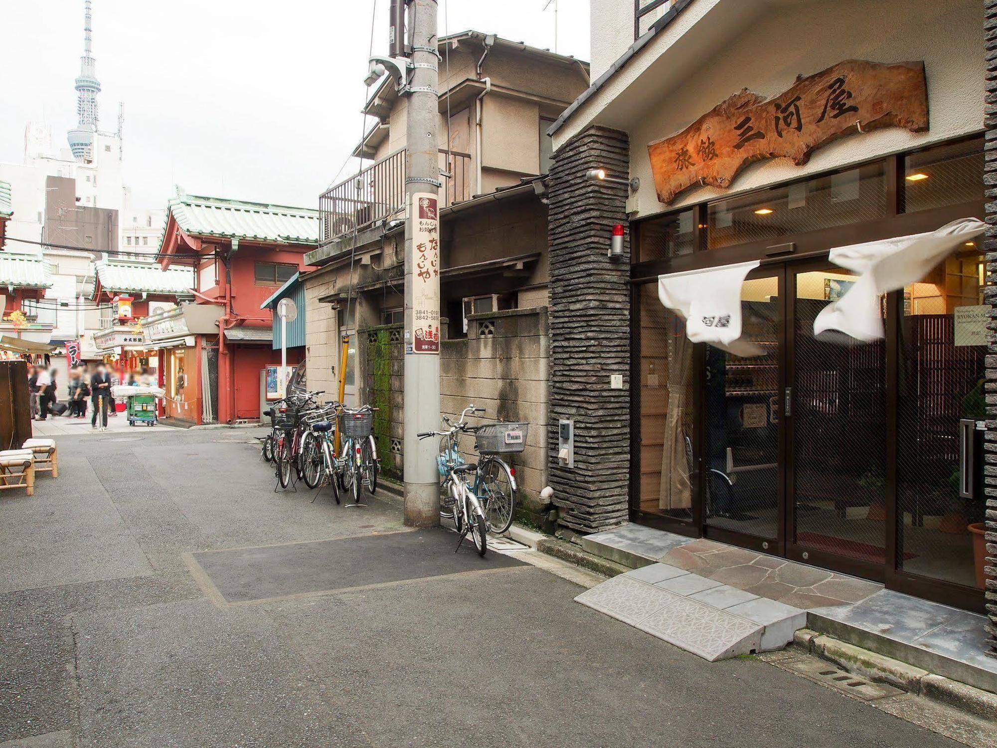 Ryokan Mikawaya Токио Экстерьер фото